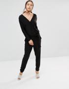 Gestuz Silya Tie Back Jumpsuit - Black