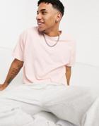 Topman Paris Print T-shirt In Pink