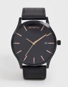Mvmt Classic Leather Watch - Black