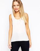 Asos Scoop Front Tank - White