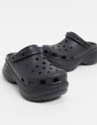 Crocs Bae Platform Clog In Black