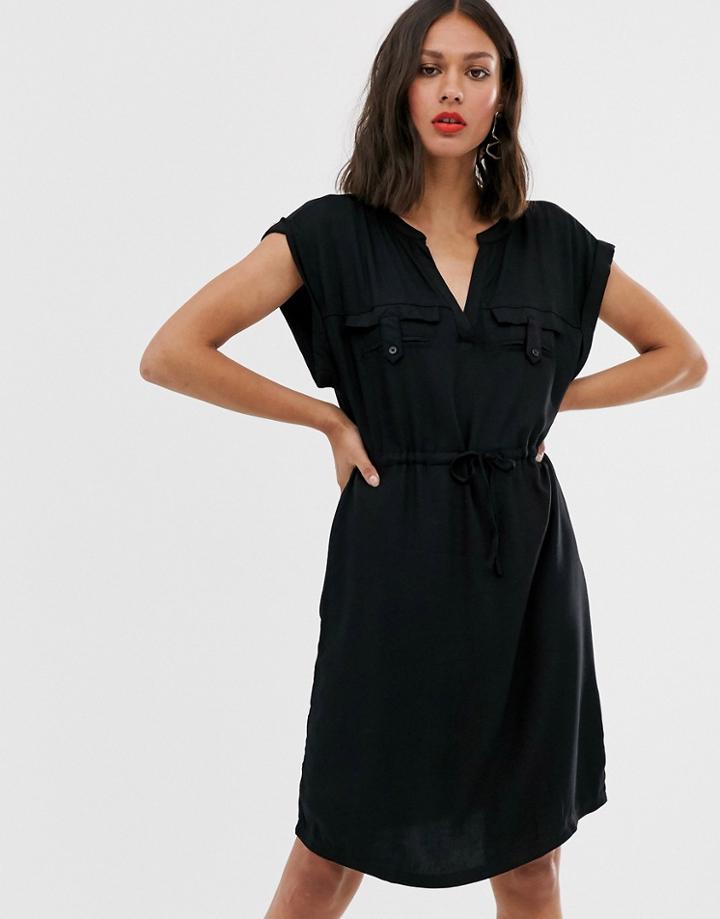 Only Shirt Dress-black