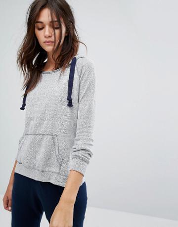 Ocean Drive Terry Pull On Hoody - Gray