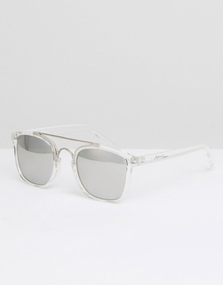 Jeepers Peepers Square Sunglasses - Clear