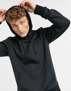 River Island Hoody With Paisley Placement Print In Black
