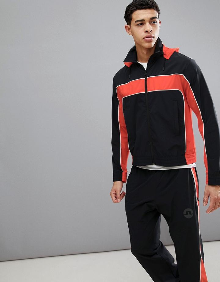 J.lindeberg Activewear Moe Softshell Jacket In Navy - Navy