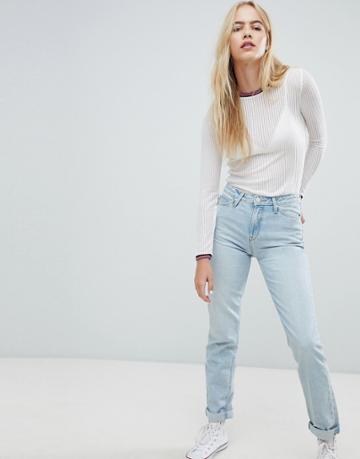 Lee Highwaisted Mom Jean - Blue