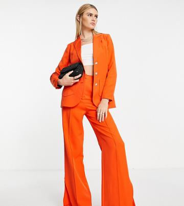 Annorlunda Split Hem Pants In Orange - Part Of A Set