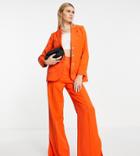 Annorlunda Split Hem Pants In Orange - Part Of A Set