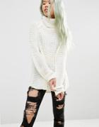 The Fifth Transit High Neck Sweater - Ivory
