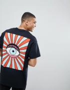 New Love Club Oversized Eye Back Print T-shirt - White