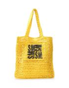 Steve Madden Bblock Crochet Tote Bag In Yellow