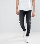 Farah Tall Drake Slim Fit Jeans In Charcoal - Gray