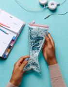 Npw Mermaid For Life Squishy Pencil Pouch - Multi