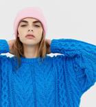 Collusion Cable Knit Sweater - Blue