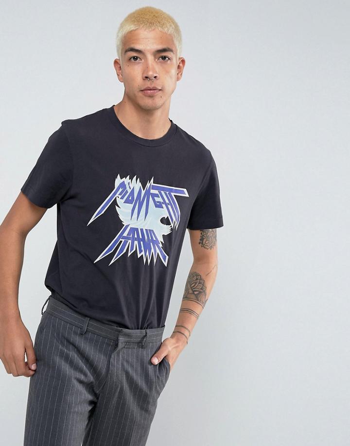 Weekday Pictor Eagle T-shirt - Black