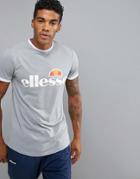 Ellesse Sport T-shirt With Large Logo In Gray - Gray