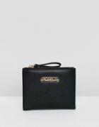Claudia Canova Zip Top Purse With Embossed Detail - Black