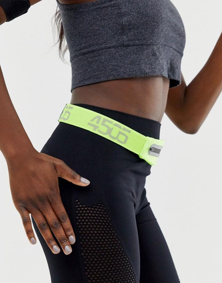 Asos 4505 Mini Running Belt In Stretch Fabric - Green