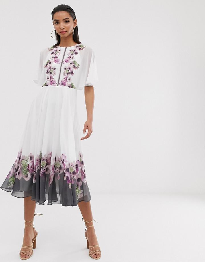 Ted Baker Begoni Maxi Dress In Neopolitan Print - Multi