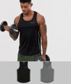 Asos 4505 Training Tank With Racer Back 2 Pack Save - Multi