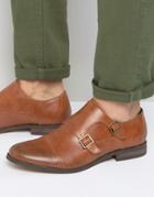 New Look Monk Strap Shoes In Tan - Tan