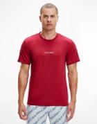 Calvin Klein Lounge Logo T-shirt In Red