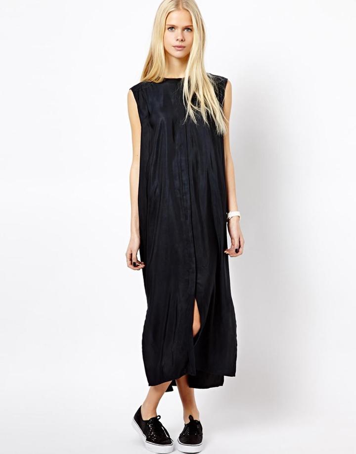 Monki Sleeveless Shirt Dress | LookMazing