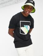 The North Face Shadow Box T-shirt In Blue