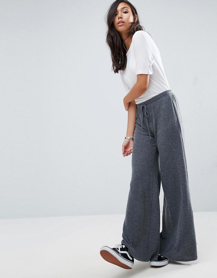 Nytt Tie Front Pants - Gray