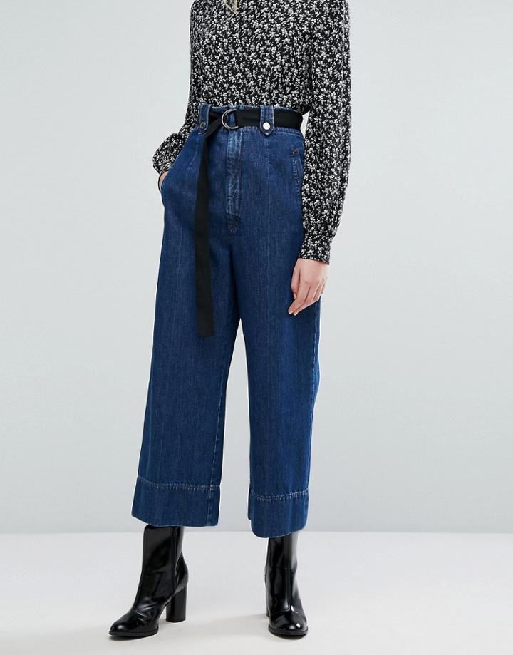 Sportmax Code Accorta Denim Pants - Navy