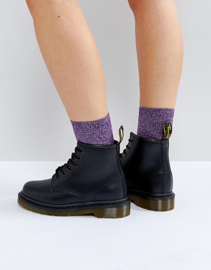 Dr Martens 101 6 Eye Boots - Black