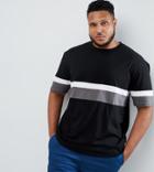 D-struct Plus Cut And Sew Peached T-shirt - Black
