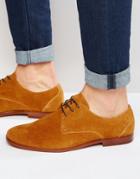 Aldo Berg Suede Derby Shoes - Brown