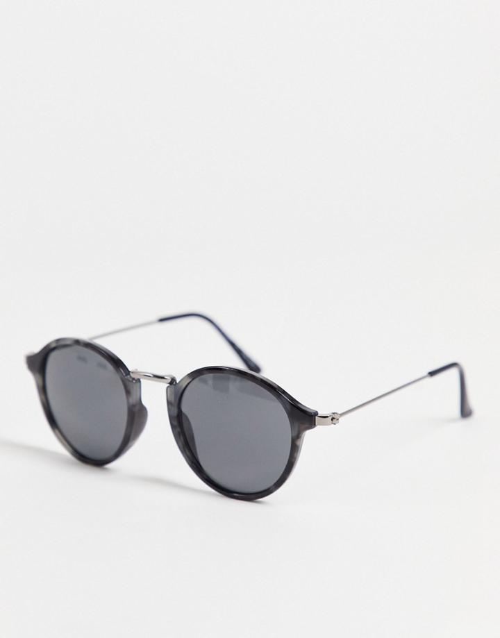 Aj Morgan Muffins Round Lens Sunglasses-gray