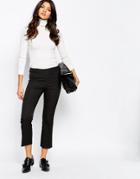 Mango Cropped Tailored Pant - Multi
