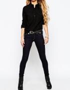 Only Low Rise Skinny Jeans - Blue