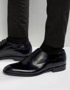 Hugo By Hugo Boss Dressapp Rub Off High Shine Oxford Shoes - Black