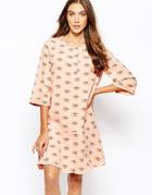 Essentiel Antwerp Dress In Eye Print - C2 Eyes