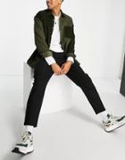 Only & Sons Linen Mix Pants In Black