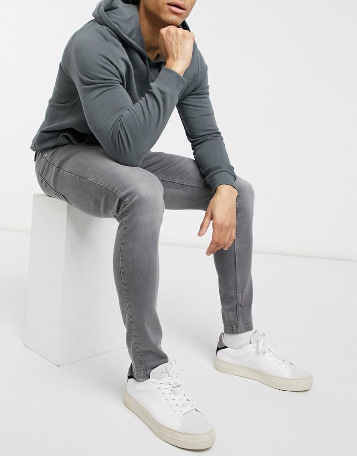 Brave Soul Ultimate Skinny Jeans In Gray-grey