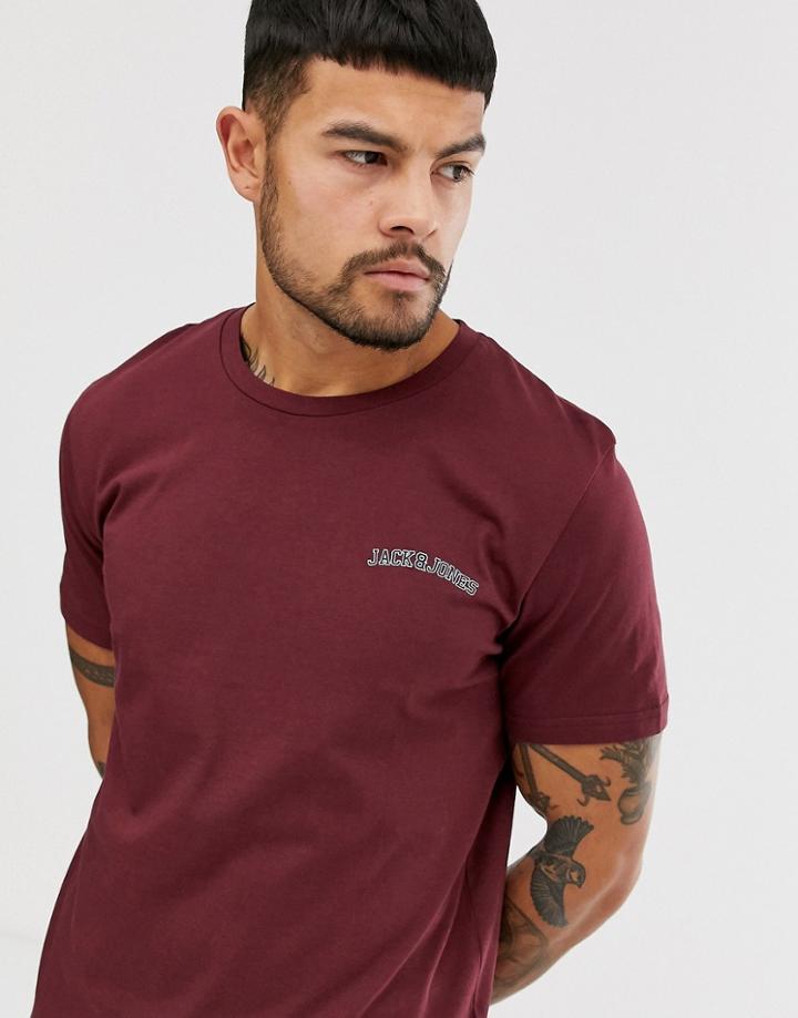 Jack & Jones Originals Logo T-shirt - Red