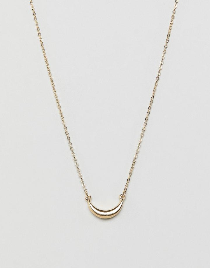 Pieces Mini Horn Necklace - Gold