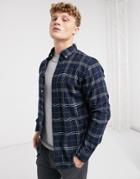 Selected Homme Flannel Shirt In Gray Check-grey