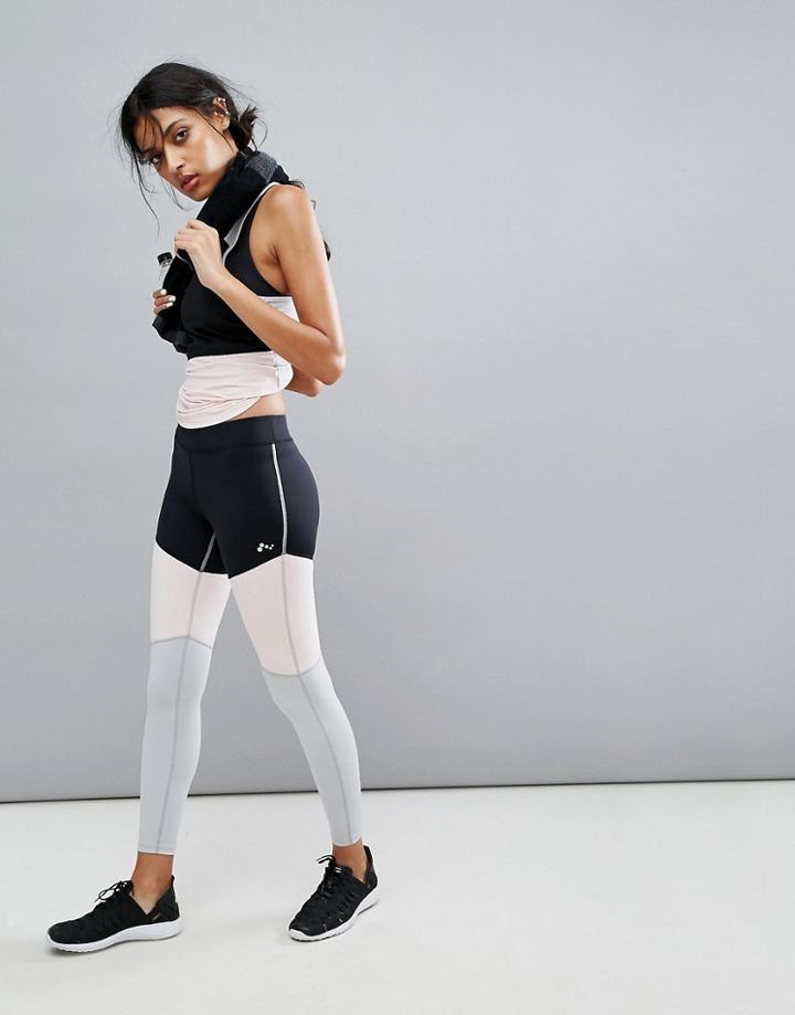 Only Training Color Block Leggings - Multi