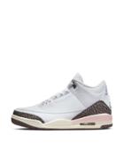 Nike Air Jordan 3 Retro Sneakers In White/dark Mocha