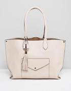 Dune Dockie Tote Bag With Front Pocket - Gold