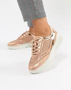 Steve Madden Current Rose Gold Sneaker