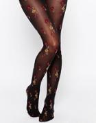 Gipsy Orchid Flower Tights