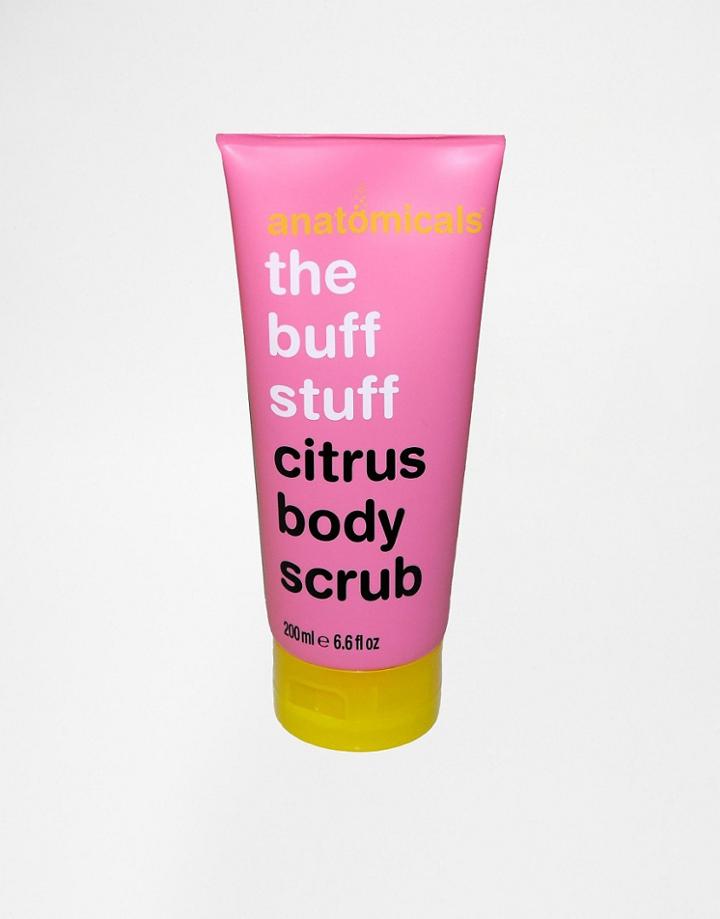 Anatomicals The Buff Stuff Citrus Body Scrub 200ml - Clear